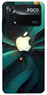 Чехол на Xiaomi Poco X4 Pro 5G Apple logo ver.4 фото 1 из 1