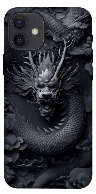 Чохол на Apple iPhone 12 (6.1") black dragon фото 1 з 1