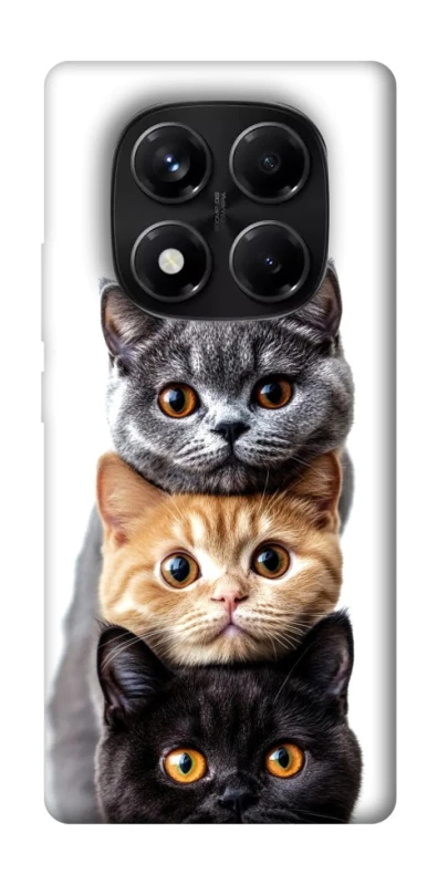 Чохол на Xiaomi Redmi Note 14 Pro 5G Гарні котики фото 1 з 1