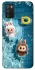 Чехол на Samsung Galaxy A03s Labubu in the pool фото 1 из 1
