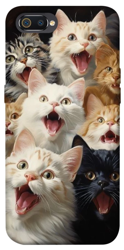 Чехол на Realme C2 Коты фото 1 из 1