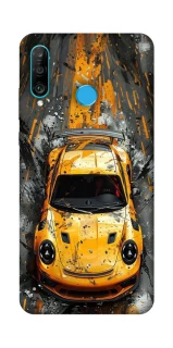 Чохол на Huawei P30 lite Drawn Porsche фото 1 з 1