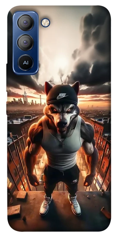 Чехол на TECNO Pop 5 LTE Волк фото 1 из 1