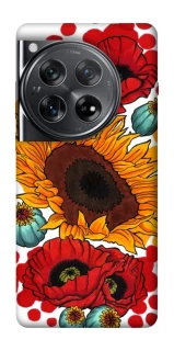 Чохол на OnePlus 12 Соняшники та маки фото 1 з 1