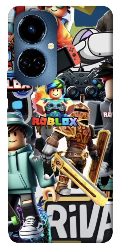 Чохол на TECNO Camon 19 Pro Roblox collage ver.1 фото 1 з 1
