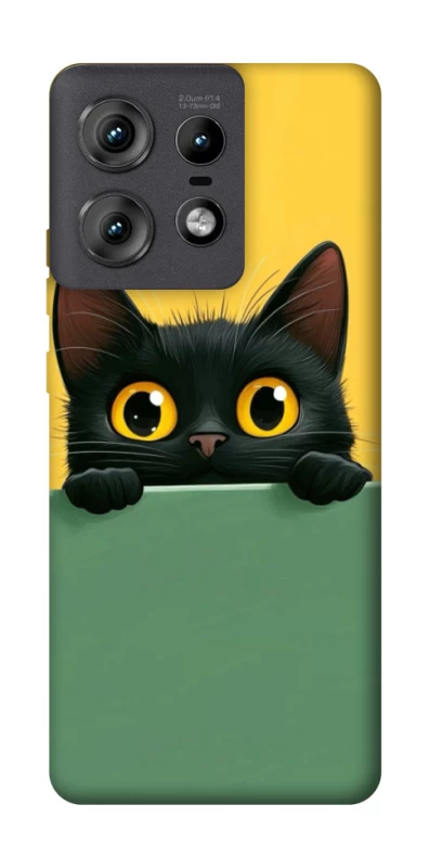 Чохол на Motorola Edge 50 Pro Black cat v2 фото 1 з 1