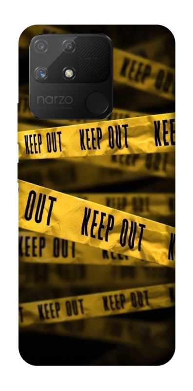 Чехол на Realme Narzo 50A keep out фото 1 из 1
