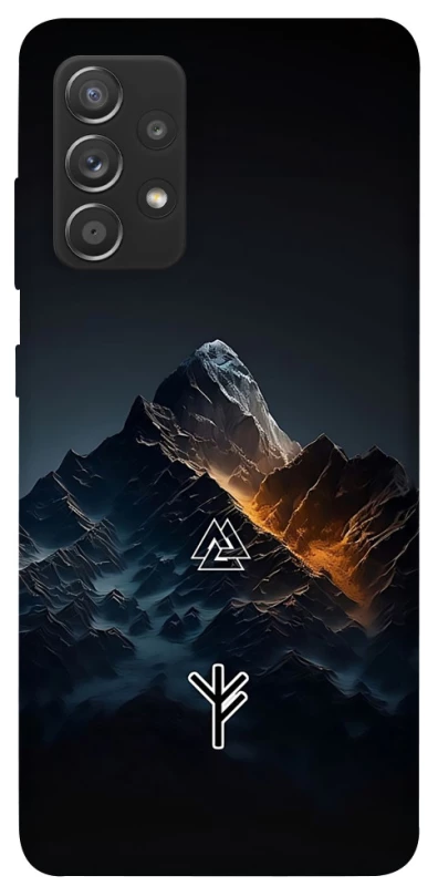 Чехол на Samsung Galaxy A72 4G / A72 5G Руны в горах фото 1 из 1