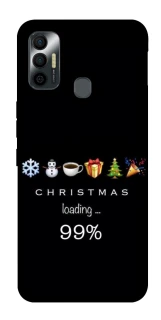 Чехол на TECNO Spark 7 Christmas Loading фото 1 из 1