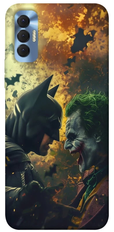 Чехол на TECNO Spark 8P Batman and the Joker фото 1 из 1