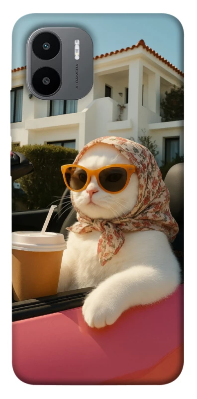 Чохол на Xiaomi Redmi A1 / A2 Stylish Cat Cruise фото 1 з 1