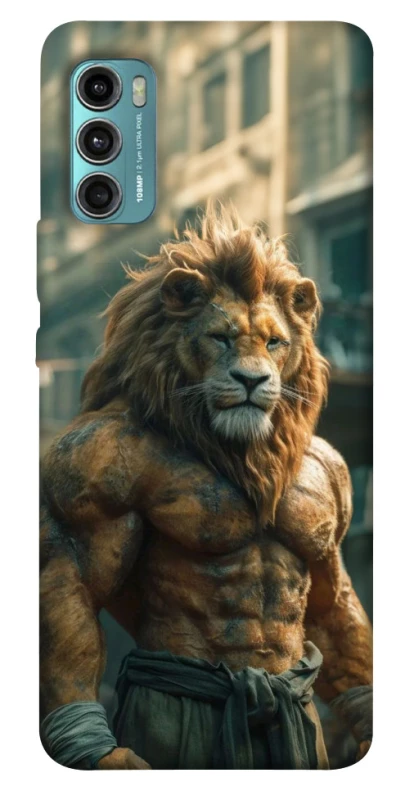 Чехол на Motorola Moto G60 Лев фото 1 из 1