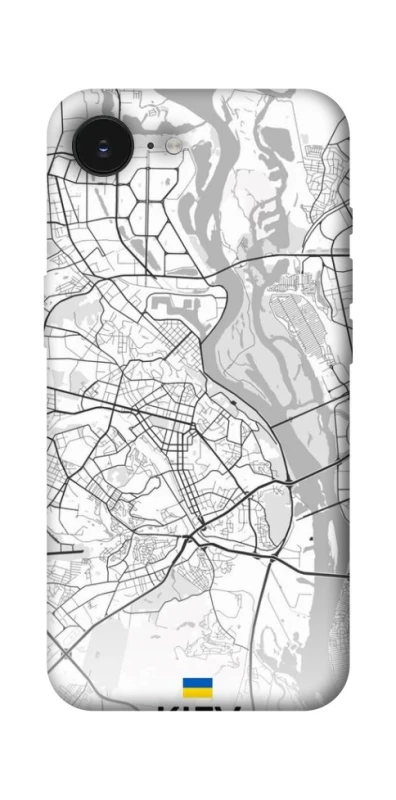 Чохол на Apple iPhone 16e (6.1") Kiev white map фото 1 з 1