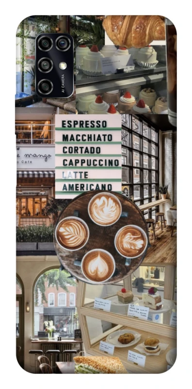 Чохол на ZTE Blade V2020 Smart Coffee collage ver.5 фото 1 з 1