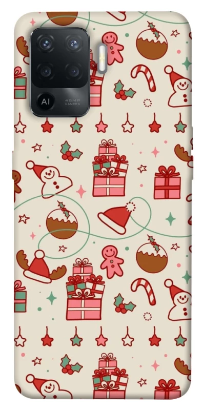 Чохол на Oppo Reno 5 Lite Новорічний v14 фото 1 з 1