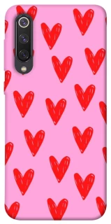 Чехол на Xiaomi Mi 9 SE Red hearts 2 фото 1 из 1
