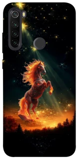 Чохол на Xiaomi Redmi Note 8T Red Fire Horse ver.2 фото 1 з 1