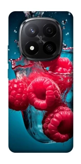 Чехол на Xiaomi Redmi Note 14 Pro+ 5G Малинка в воде фото 1 из 1