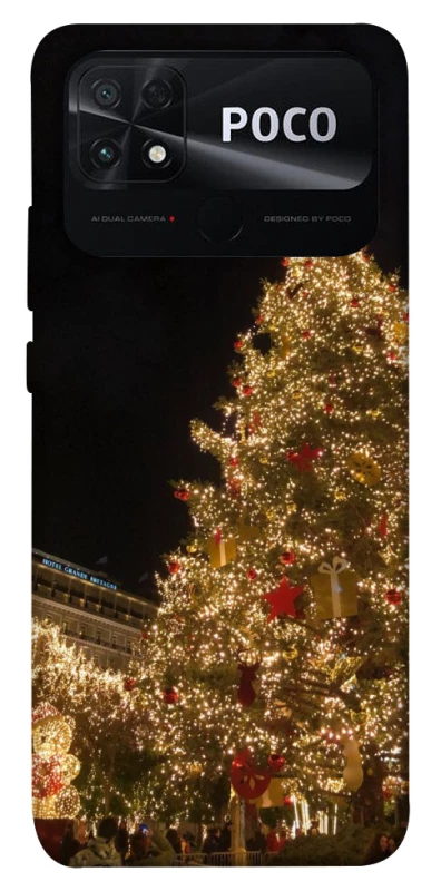 Чохол на Xiaomi Poco C40 Новорічний v34 фото 1 з 1