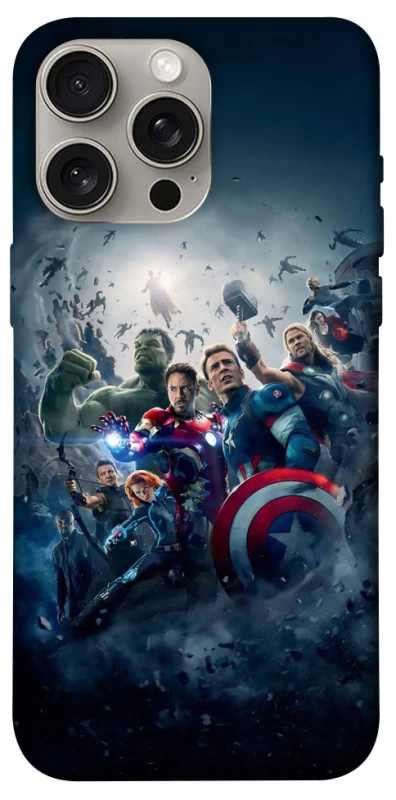 Чехол на Apple iPhone 15 Pro Max (6.7") Marvel heroes фото 1 из 1