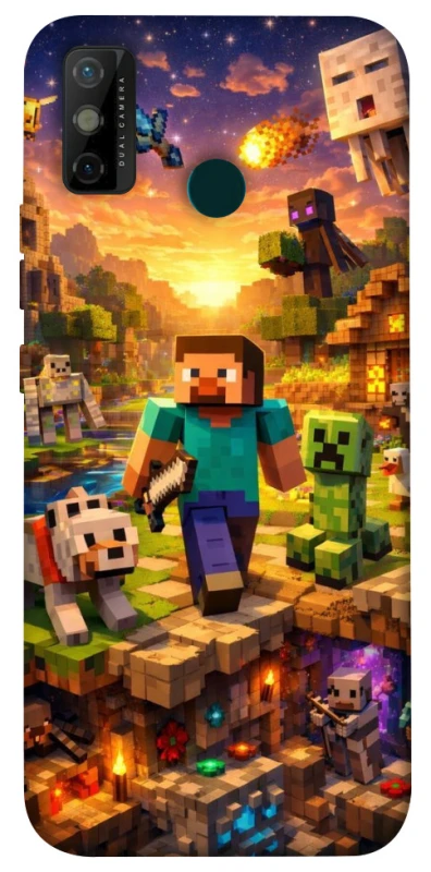 Чохол на TECNO Spark 6 Go Minecraft v6 фото 1 з 1