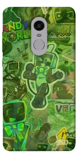 Чехол на Xiaomi Redmi Note 4X / Note 4 (Snapdragon) Dandysworld tv green theme фото 1 из 1