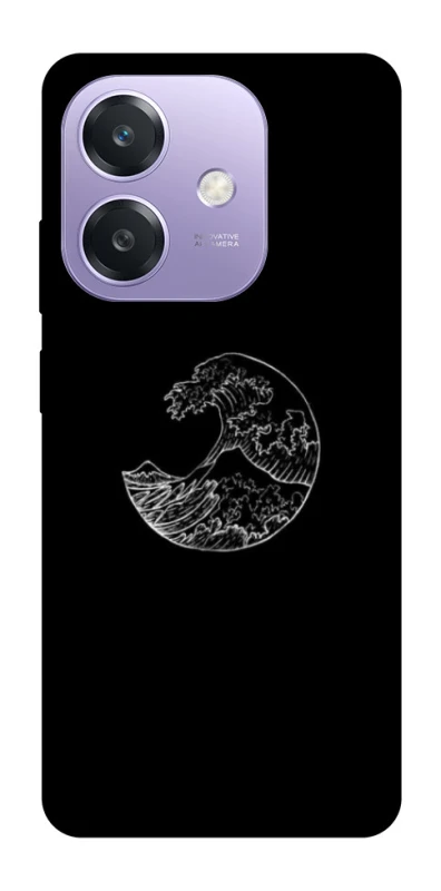 Чохол на Oppo A3X Black tsunami фото 1 з 1