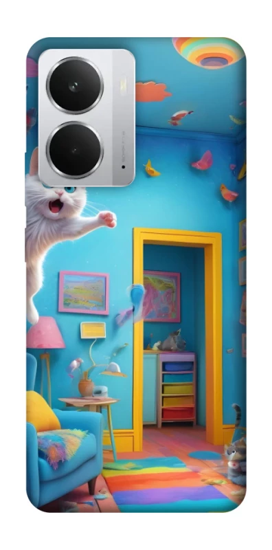Чохол на Realme 14 crazy cat фото 1 з 1