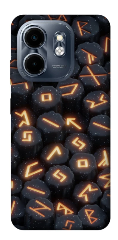 Чехол на Infinix Smart 9 4G / Hot 50i Огненые руны фото 1 из 1