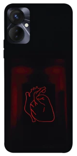 Чехол на TECNO Spark 9 Pro (KH7n) Красное сердце фото 1 из 1