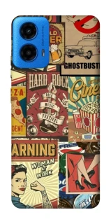 Чохол на Motorola Moto G45 Retro collage ver.2 фото 1 з 1