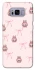Чехол на Samsung G955 Galaxy S8 Plus Pink bows and Labubus фото 1 из 1