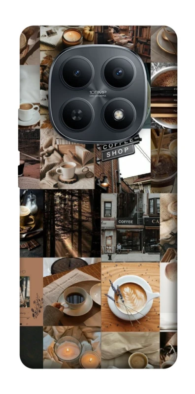 Чохол на Xiaomi Redmi Note 15 4G/5G (EU) Coffee collage ver.3 фото 1 з 1