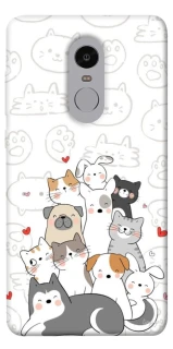 Чехол на Xiaomi Redmi Note 4X / Note 4 (Snapdragon) Funny Pets фото 1 из 1