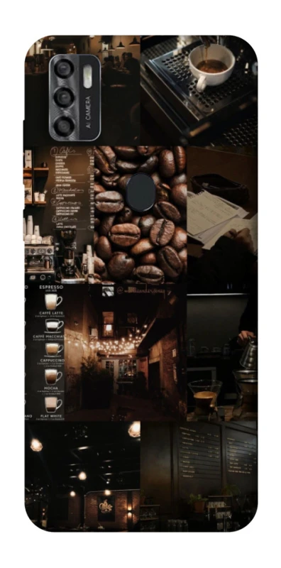 Чохол на ZTE Blade A7s (2020) Coffee collage ver.1 фото 1 з 1