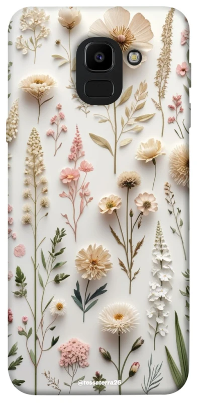 Чохол на Samsung J600F Galaxy J6 (2018) Floral design ver.1 фото 1 з 1