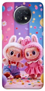 Чехол на Xiaomi Redmi Note 9 5G / Note 9T Labubu twins ver.3 фото 1 из 1