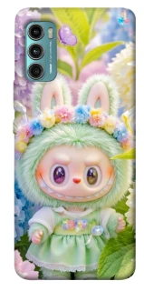 Чехол на Motorola Moto G60 Labubu & Flowers ver.2 фото 1 из 1