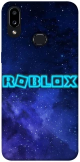 Чохол на Samsung Galaxy A10s Roblox Space Logo Blue фото 1 з 1