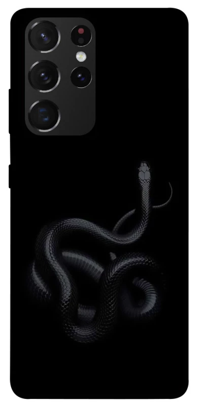Чохол на Samsung Galaxy S21 Ultra Black snake фото 1 з 1