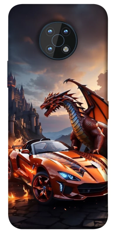 Чохол на Nokia G50 Сar and dragon фото 1 з 1