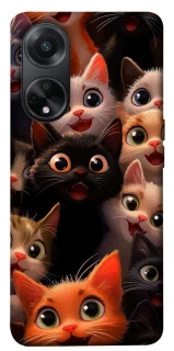 Чохол на Oppo A58 4G happy cats фото 1 з 1