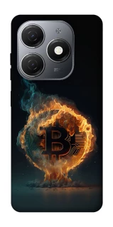 Чохол на TECNO Spark 20 Fire Bitcoin фото 1 з 1