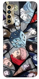 Чехол на TECNO Camon 17P jujutsu kaisen v4 фото 1 из 1