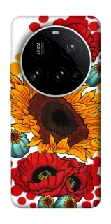 Чохол на Xiaomi 15 Ultra Соняшники та маки фото 1 з 1