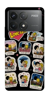 Чохол на Xiaomi Poco F6 Pro Love is ver.4 фото 1 з 1
