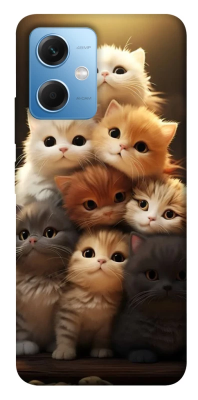 Чехол на Xiaomi Redmi Note 12 5G Чехол Kittie Love v2 фото 1 из 1