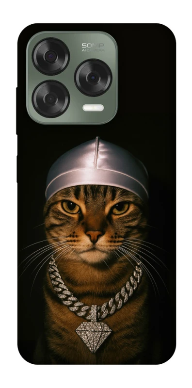 Чохол на ZTE Nubia V70 Design Cat in Bling фото 1 з 1