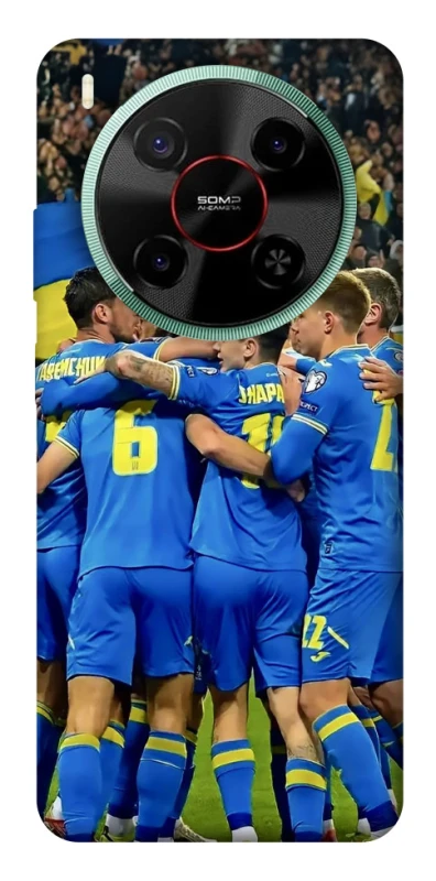 Чехол на ZTE Nubia V70 Max Сборная Украины v3 фото 1 из 1