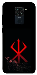 Чехол на Xiaomi Redmi Note 9 / Redmi 10X Berserk Red Logo фото 1 из 1